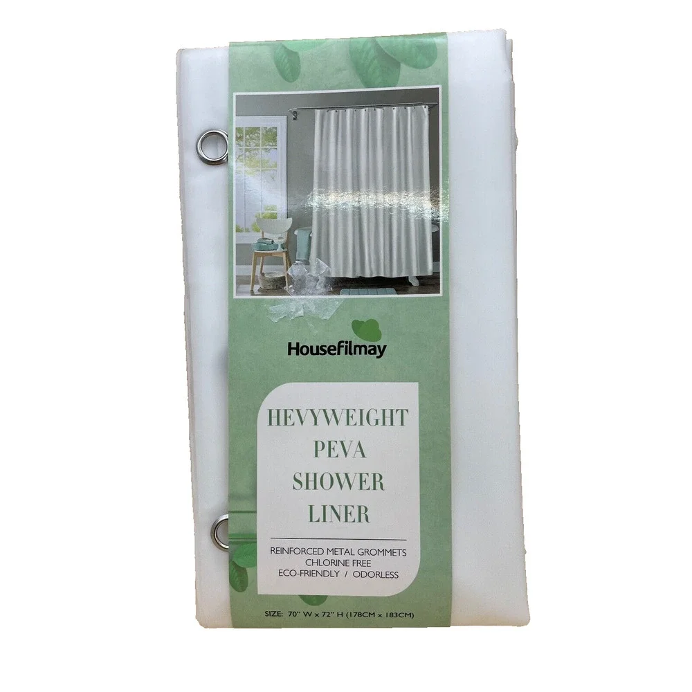 HouseFilmay Heavyweight PEVA Shower Liner 70
